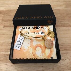 Alex and Ani Gold Art Infusion Path of Life Bracelet Bangle